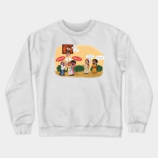 Molly Pranking American Gals Crewneck Sweatshirt